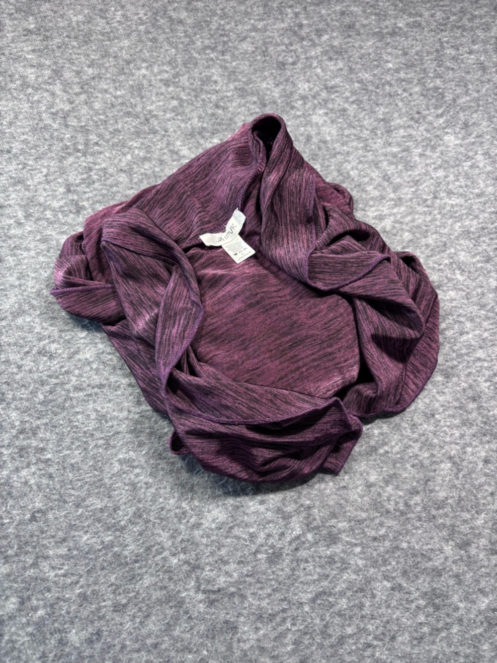 Jaipur Plum Ruffled Open-Front Cardigan - Picture 9 of 9